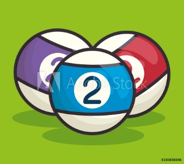 Picture of Billiard balls isolated icon vector illustration design